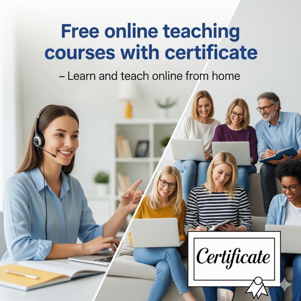 Free Online Teaching Courses with Certificate: Best Platforms to Learn & Grow